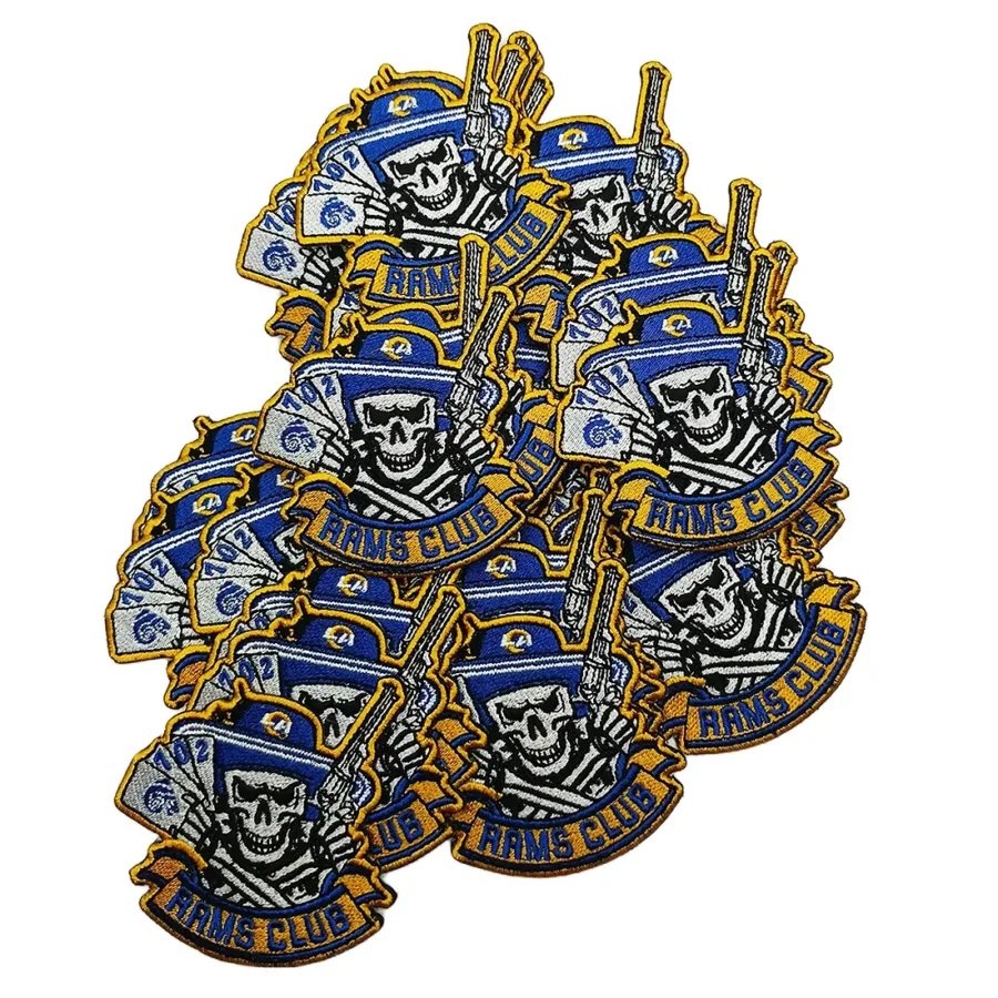 club embroidered patches