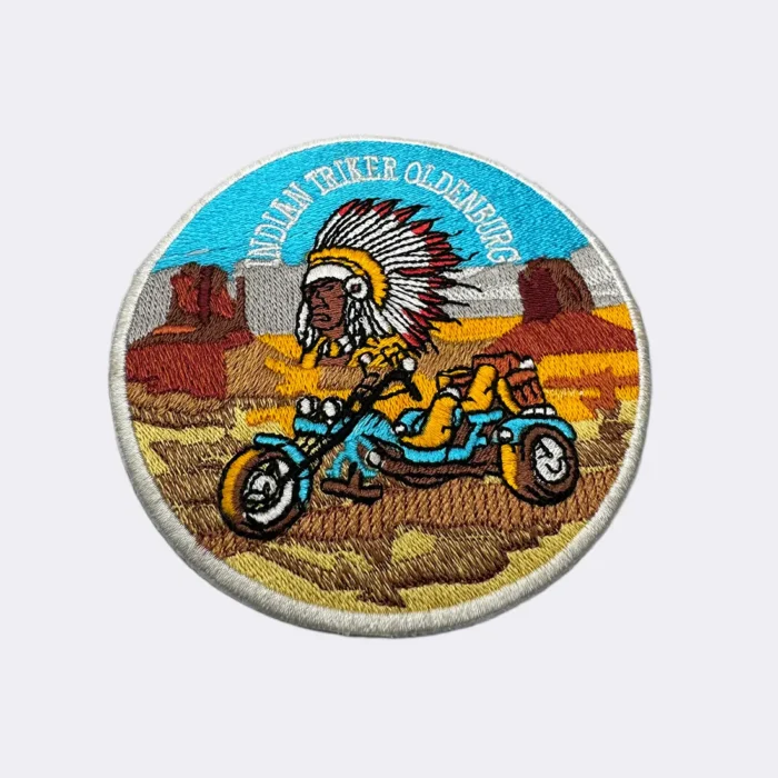 indian-patch motorcycle embroidered patches