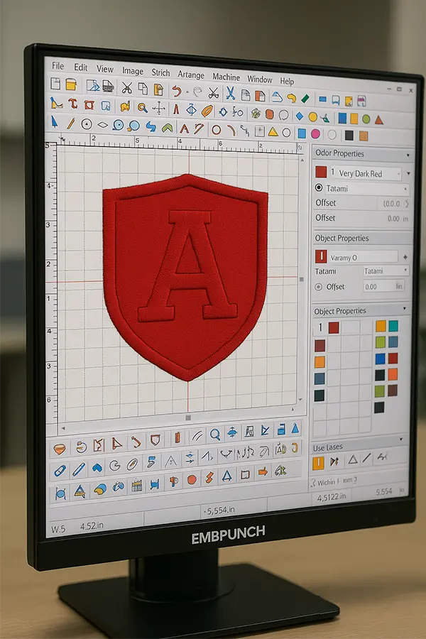 2008 embpunch embroidery digitizing services