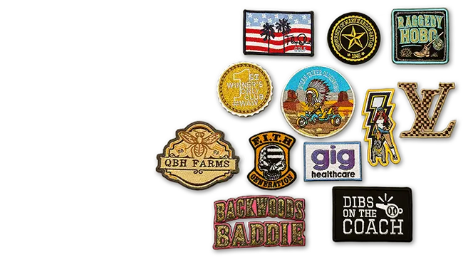 custom iron on patches